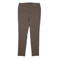 LUISA SPAGNOLI Womens Polyester Slim Brown Slim Trousers W30 L30 Stylish Zip