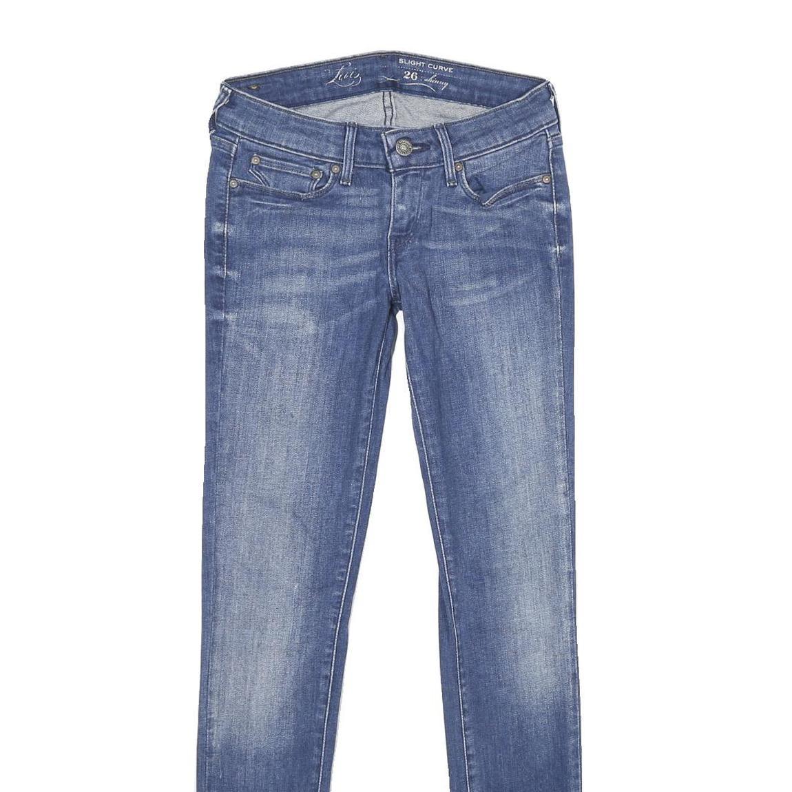 LEVI'S Slight Curve Skinny Womens Jeans Blue Slim Skinny Denim Medium W26 L32