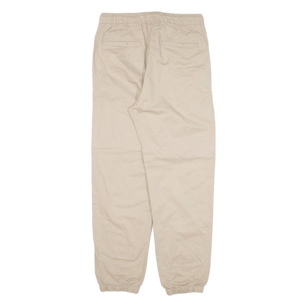 H&M Womens Trousers Beige Relaxed Tapered W30 L28