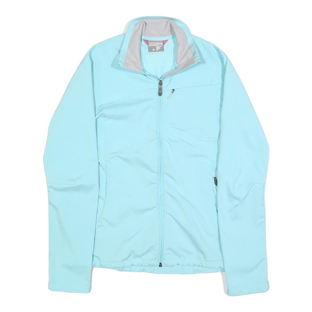 SALOMON Womens Blue Jacket M Polyester Blend Plain Zip Outdoor Sportswear