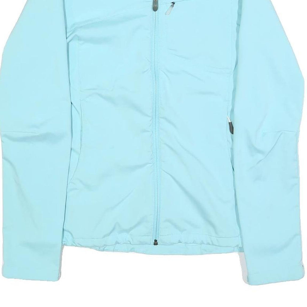 SALOMON Womens Blue Jacket M Polyester Blend Plain Zip Outdoor Sportswear