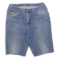 LEE Mens Denim Blue Regular Fit Shorts M W34 Classic Cotton Blend Casual