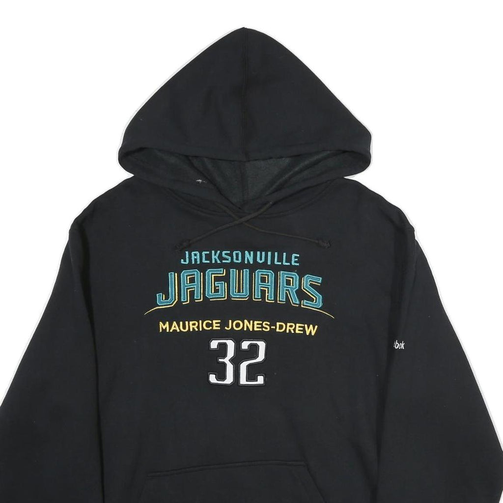 REEBOK Mens Black Jacksonville Jaguars Maurice Jones-Drew Hoodie M Sportswear