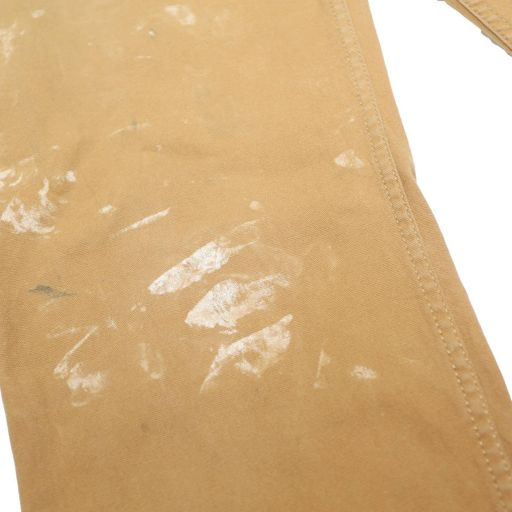 CARHARTT Womens Cotton Blend Beige Relaxed Straight Trousers W34 L31 Workwear