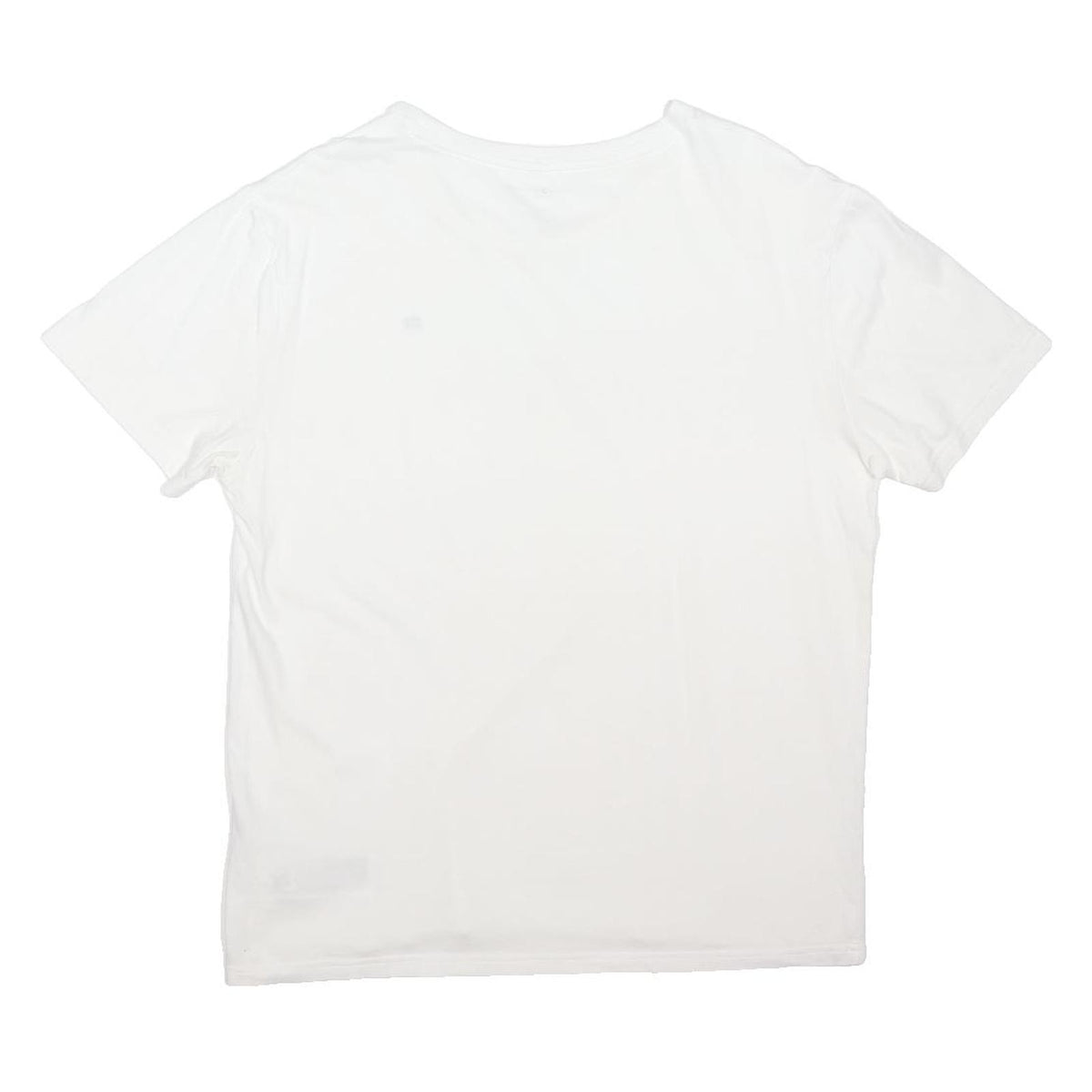 TOMMY HILFIGER Mens White Classic Plain T-Shirt XL Short Sleeve Crew Neck Cotton