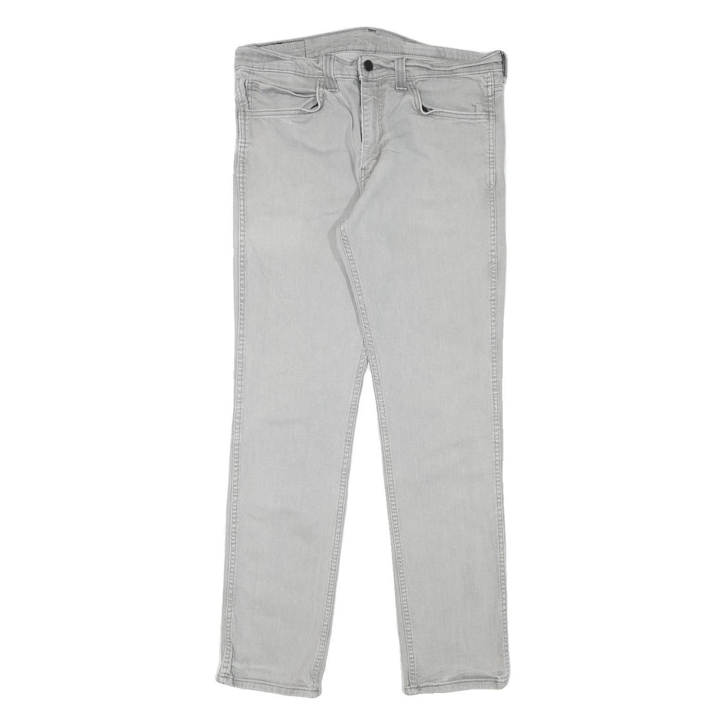 LEVI'S 511 Mens Jeans Grey Slim Skinny Denim W32 L30 Classic Zip Fastening