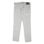 LEVI'S 511 Mens Jeans Grey Slim Skinny Denim W32 L30 Classic Zip Fastening