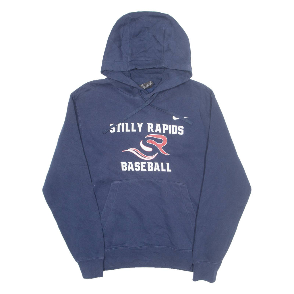 NIKE Stilly Rapids Baseball Mens Blue Hoodie USA S