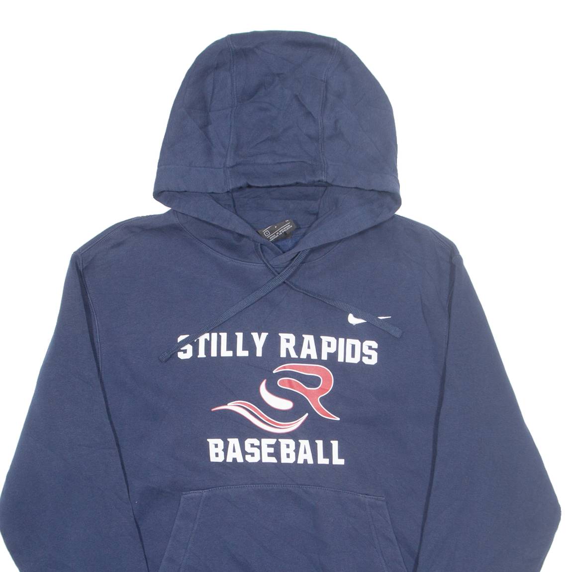 NIKE Stilly Rapids Baseball Mens Blue Hoodie USA S