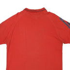 UMBRO Mens Red & Navy Short Sleeve Polo Shirt XL Casual Cotton Blend Sportswear