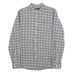 LYLE & SCOTT Mens Shirt Grey Check Long Sleeve S