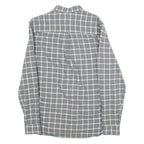 LYLE & SCOTT Mens Shirt Grey Check Long Sleeve S