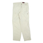 FJALLRAVEN Womens Polyester Blend Cream Regular Straight Trousers W32 L32