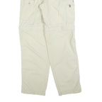 FJALLRAVEN Womens Polyester Blend Cream Regular Straight Trousers W32 L32