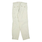 FJALLRAVEN Womens Polyester Blend Cream Regular Straight Trousers W32 L32
