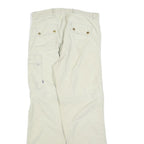 FJALLRAVEN Womens Polyester Blend Cream Regular Straight Trousers W32 L32