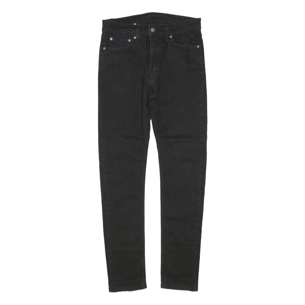LEVI'S 510 Mens Jeans Black Regular Skinny Denim Dark W30 L42 Stretch Cotton