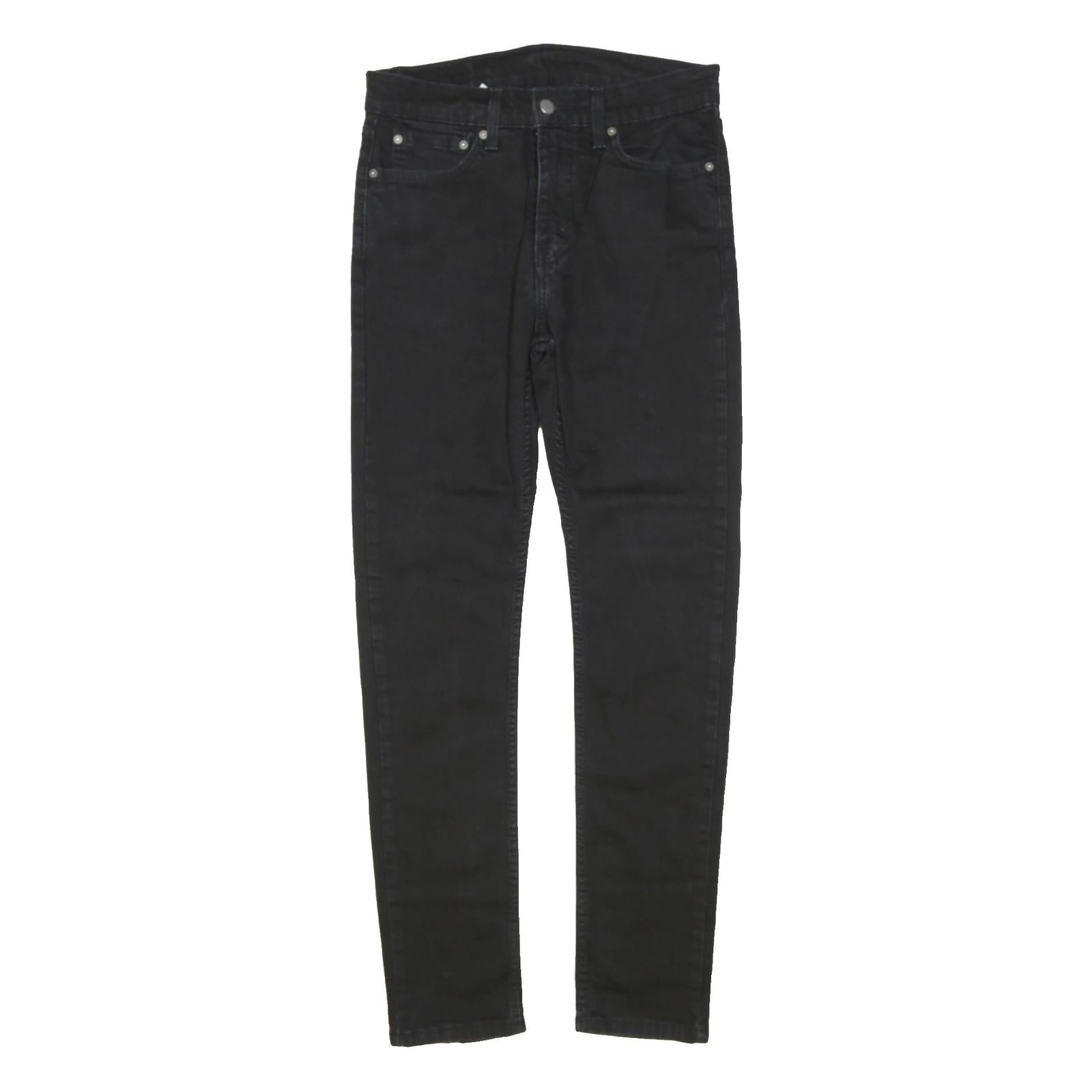 LEVI'S 510 Mens Jeans Black Regular Skinny Denim Dark W30 L42 Stretch Cotton