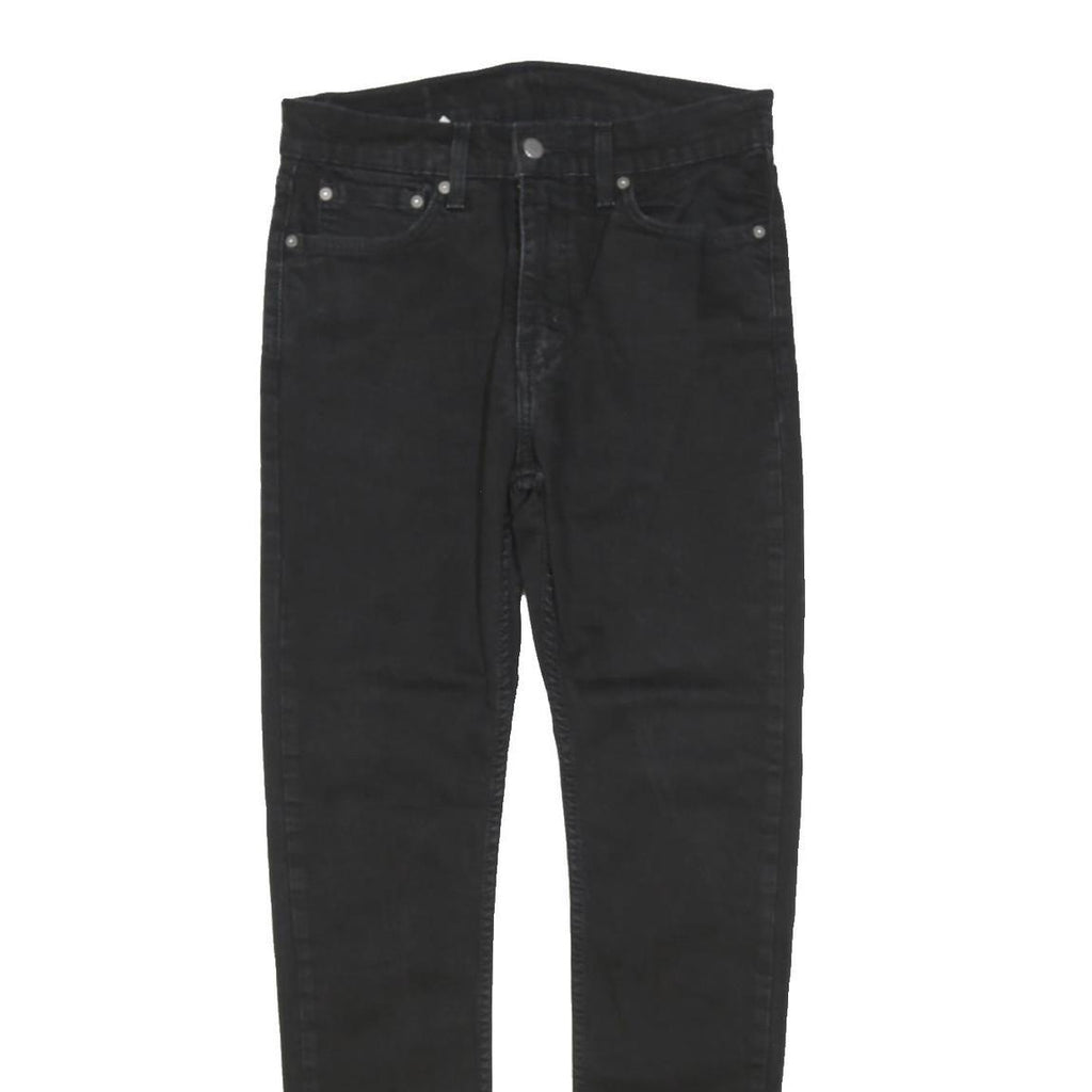 LEVI'S 510 Mens Jeans Black Regular Skinny Denim Dark W30 L42 Stretch Cotton