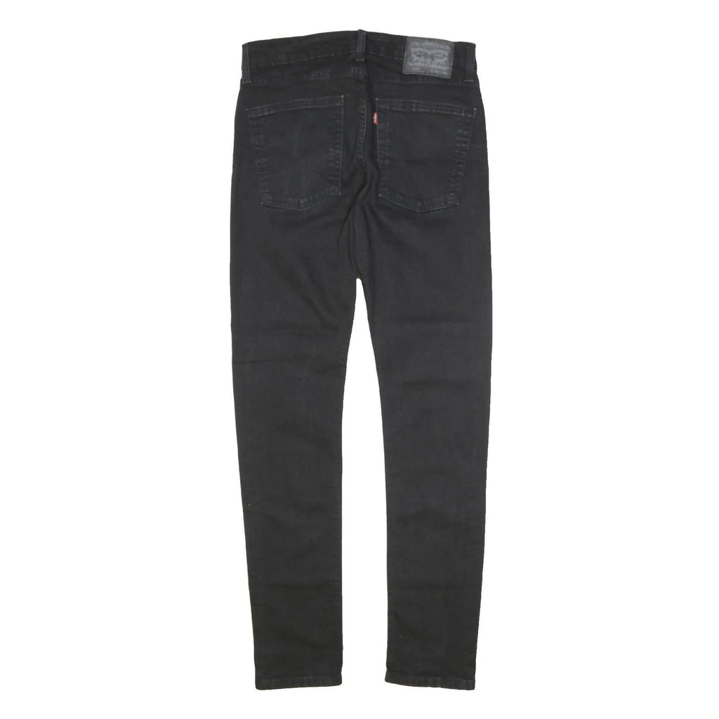 LEVI'S 510 Mens Jeans Black Regular Skinny Denim Dark W30 L42 Stretch Cotton