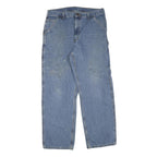 CARHARTT Mens Jeans Blue Regular Straight Denim Medium W36 L32 Workwear