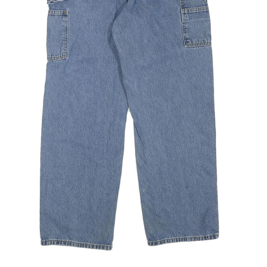 CARHARTT Mens Jeans Blue Regular Straight Denim Medium W36 L32 Workwear