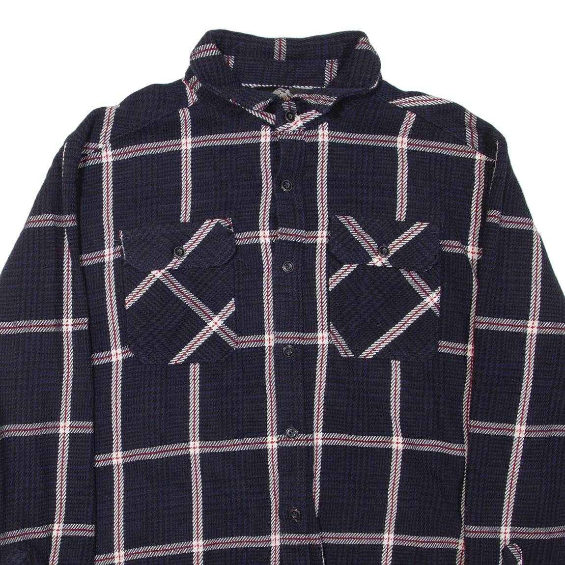 PACIFIC TRAIL Mens Shirt Blue Check Long Sleeve XL