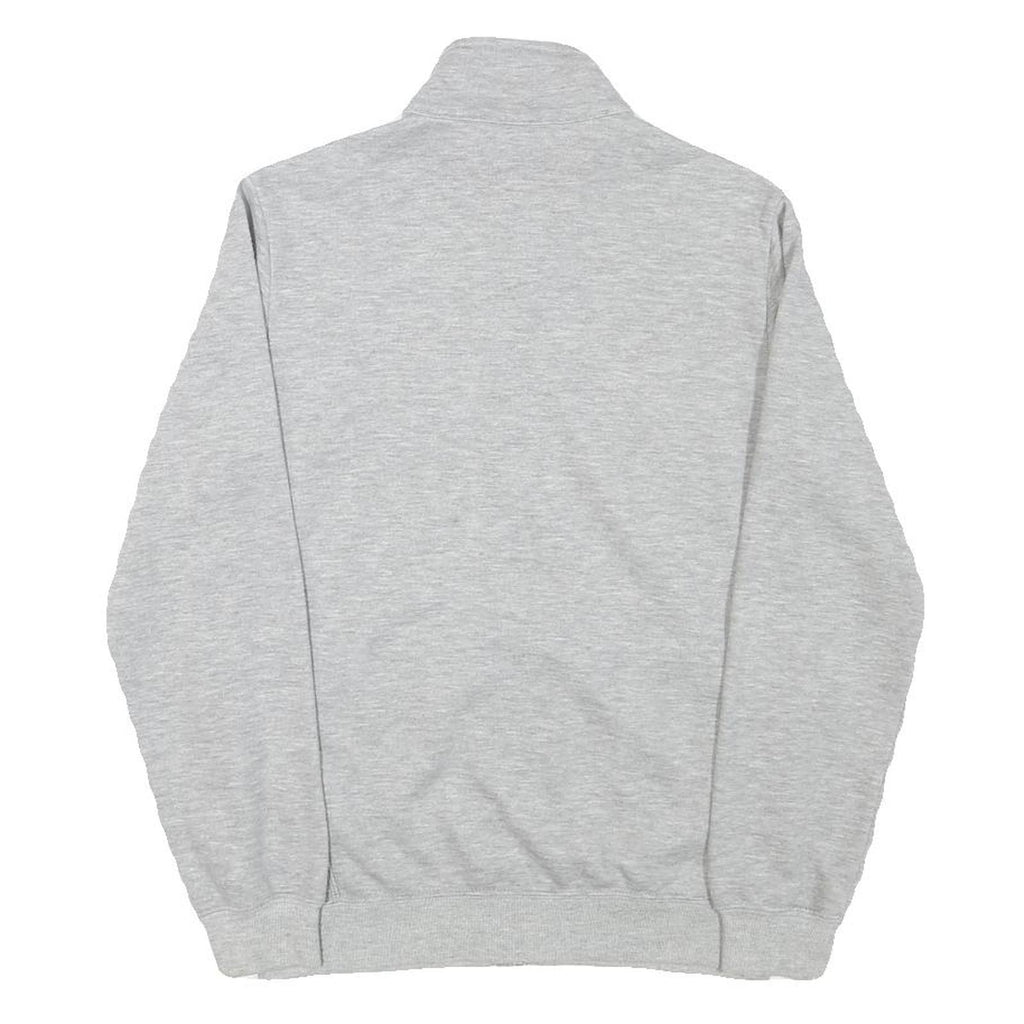 CHAMPION Mens Grey Zip Collar XS Cotton Blend Sweatshirt Full Zip Sportswear