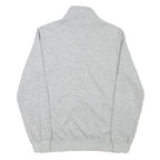 CHAMPION Mens Grey Zip Collar XS Cotton Blend Sweatshirt Full Zip Sportswear