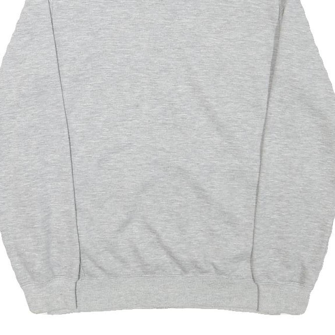 CHAMPION Mens Grey Zip Collar XS Cotton Blend Sweatshirt Full Zip Sportswear