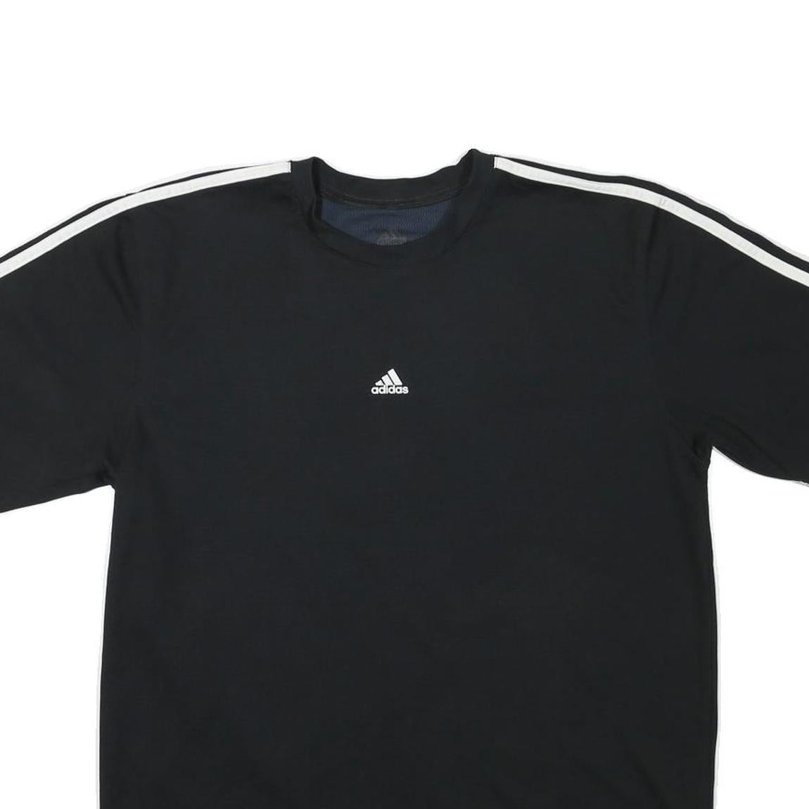 ADIDAS Mens Black & White Modern T-Shirt M Short Sleeve Crew Neck Sportswear