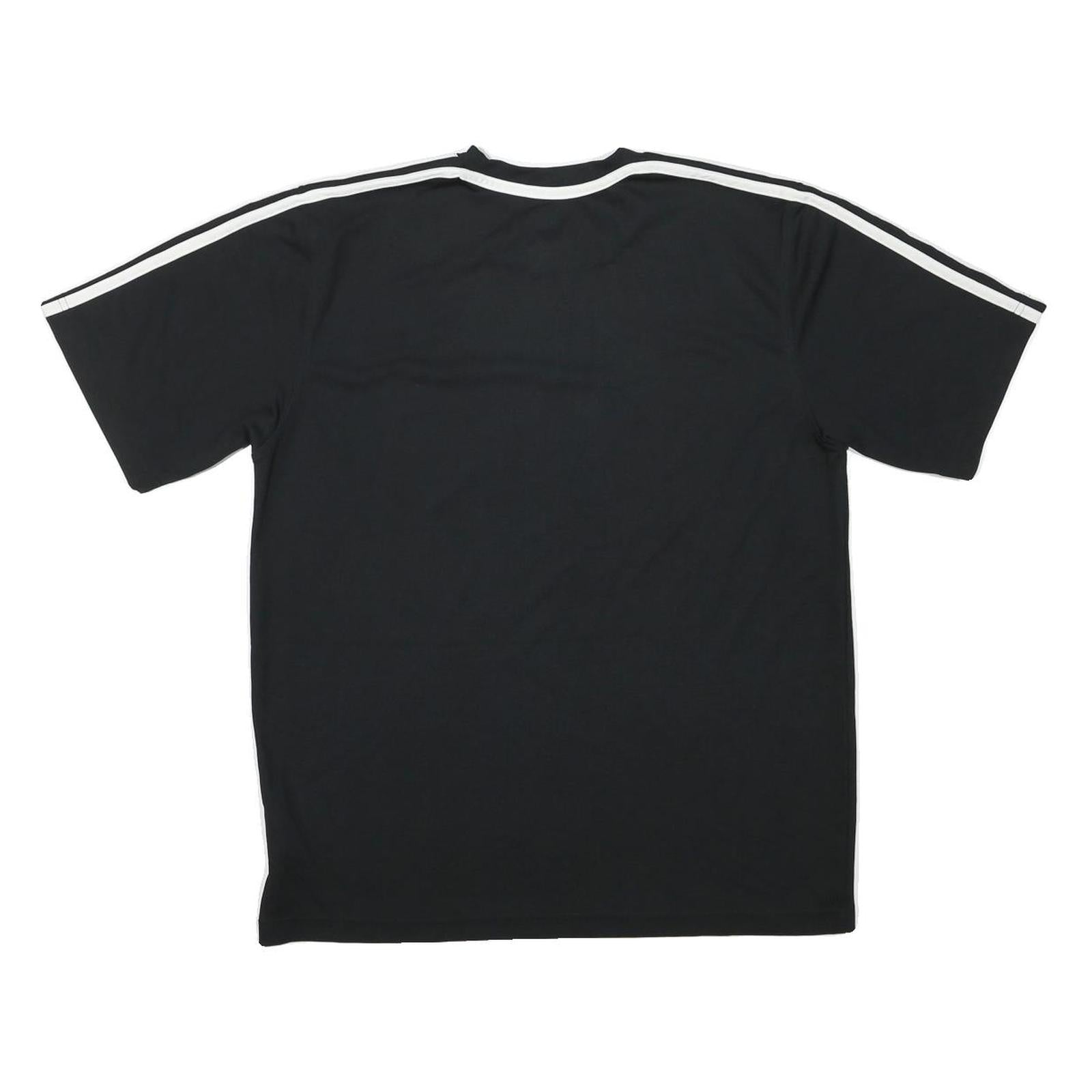 ADIDAS Mens Black & White Modern T-Shirt M Short Sleeve Crew Neck Sportswear