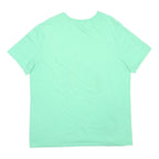 NIKE Mens Mint Green Graphic T-Shirt XL Short Sleeve Crew Neck Cotton Blend