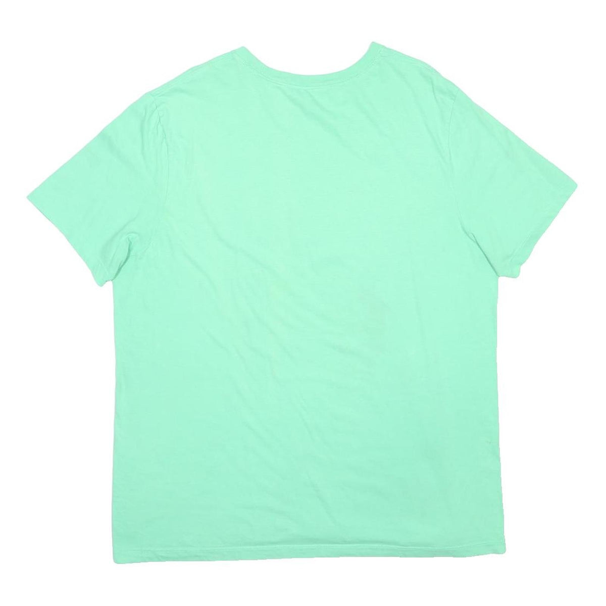 NIKE Mens Mint Green Graphic T-Shirt XL Short Sleeve Crew Neck Cotton Blend