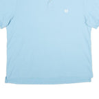 CHAPS Mens Blue Polo Shirt XL Cotton Basic Short Sleeve Casual Classic