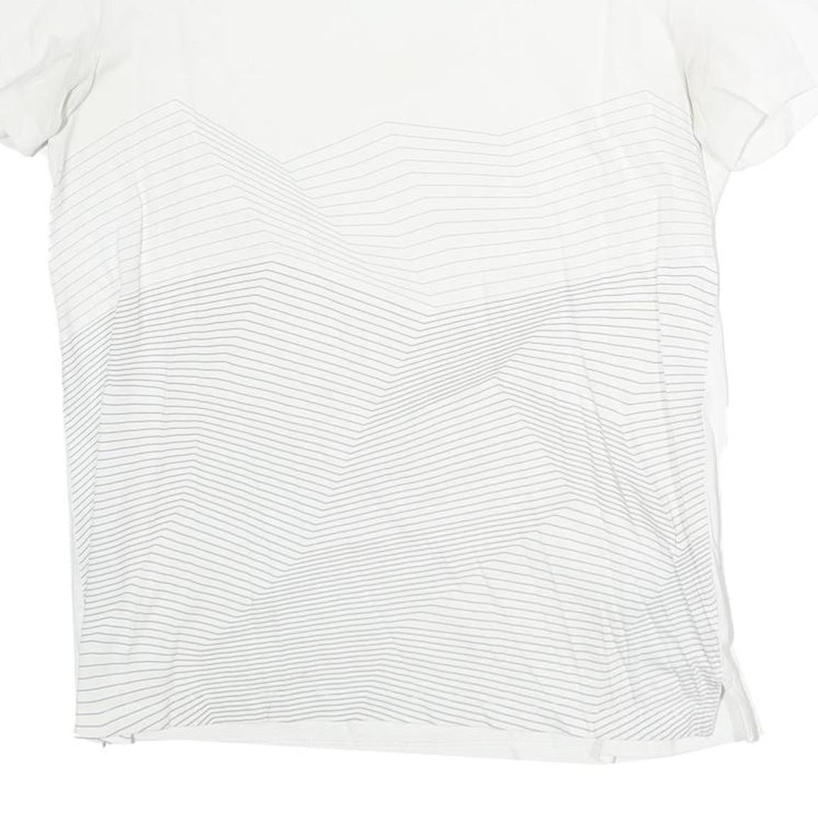 CALVIN KLEIN Mens White Short Sleeve T-Shirt S Crew Neck Cotton Minimalist