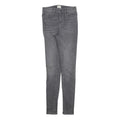 MUSTANG Womens Slim Grey Denim Skinny Jeans Cotton Blend W25 L30 Classic Zip