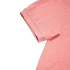 TOMMY HILFIGER Mens Red Short Sleeve Plain L Polo Shirt Cotton Blend Casual