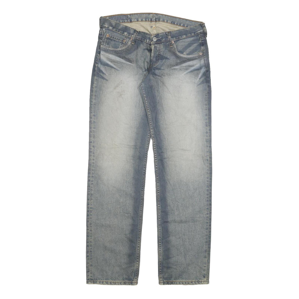 LEVI'S 599 Womens Regular Jeans Blue Denim Cotton Blend Button W31 L34 Classic