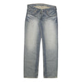 LEVI'S 599 Womens Regular Jeans Blue Denim Cotton Blend Button W31 L34 Classic