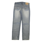 LEVI'S 599 Womens Regular Jeans Blue Denim Cotton Blend Button W31 L34 Classic
