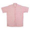 CRIST'YV Mens Shirt Red 90s Striped M