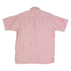 CRIST'YV Mens Shirt Red 90s Striped M