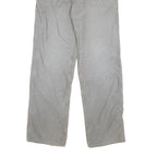 CARHARTT Mens Relaxed Beige Cotton Blend Straight Leg Trousers W34 L33 Workwear