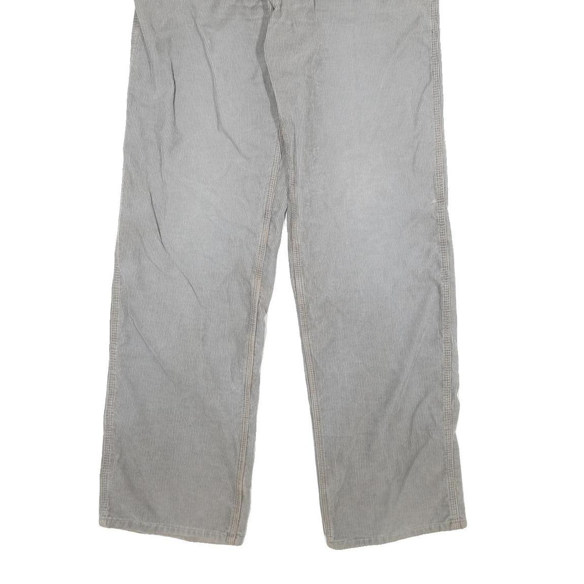 CARHARTT Mens Relaxed Beige Cotton Blend Straight Leg Trousers W34 L33 Workwear