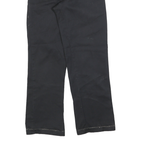 DICKIES Mens Black Cotton Blend Regular Fit Straight Leg Trousers W28 L30