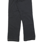 DICKIES Mens Black Cotton Blend Regular Fit Straight Leg Trousers W28 L30