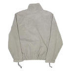 WOOLRICH Mens Grey XL Zip Up Fleece Jacket Casual Regular Fit Outdoor Warm