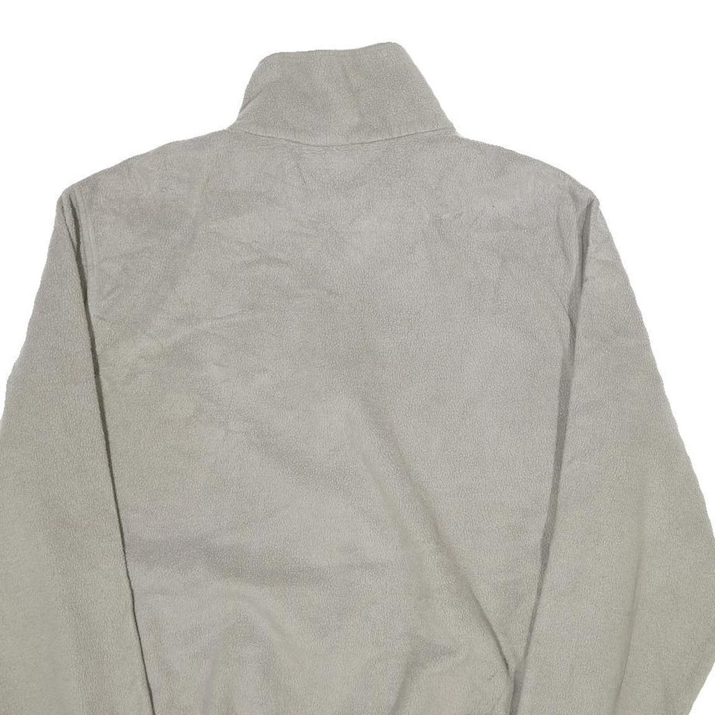 WOOLRICH Mens Grey XL Zip Up Fleece Jacket Casual Regular Fit Outdoor Warm