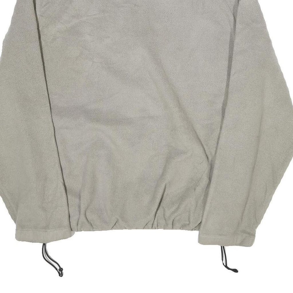 WOOLRICH Mens Grey XL Zip Up Fleece Jacket Casual Regular Fit Outdoor Warm